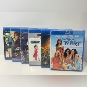 6 blu-Ray DVD’s all new in plastic